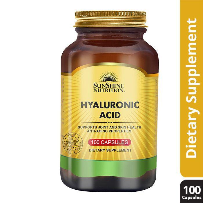 Sunshine Nutrition Hyaluronic Acid 100 mg Capsules 100's - Wellness Shoppee