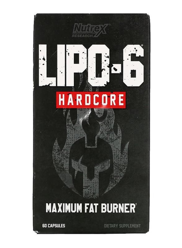 Nutrex Lipo-6 Hard-core Dietary Supplement, Regular, 60 Capsules - Wellness Shoppee