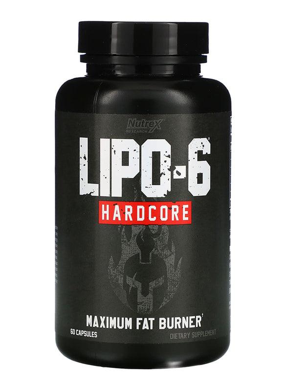 Nutrex Lipo-6 Hard-core Dietary Supplement, Regular, 60 Capsules - Wellness Shoppee