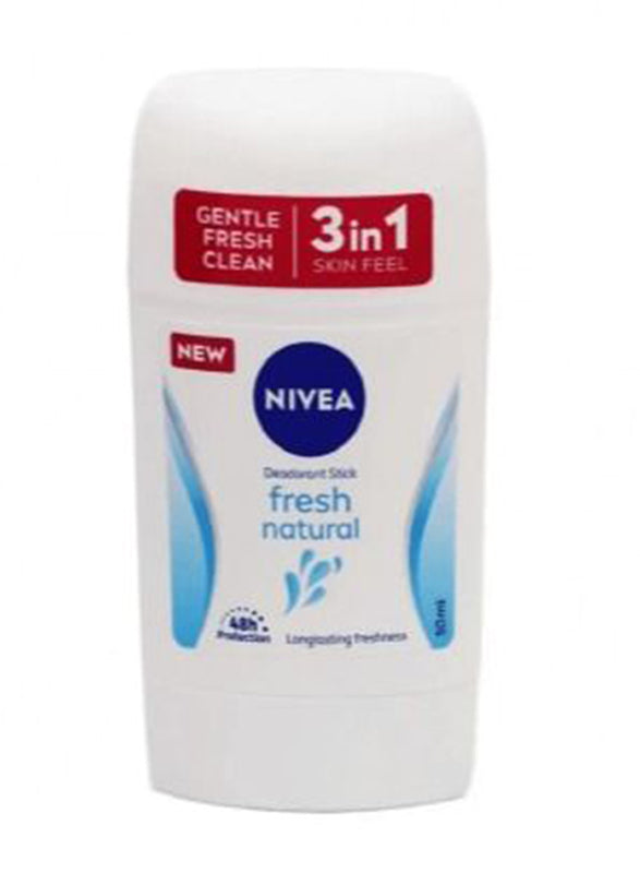 NIVEA Deodorant Stick for Women, Fresh Natural Ocean Extracts, 40ml