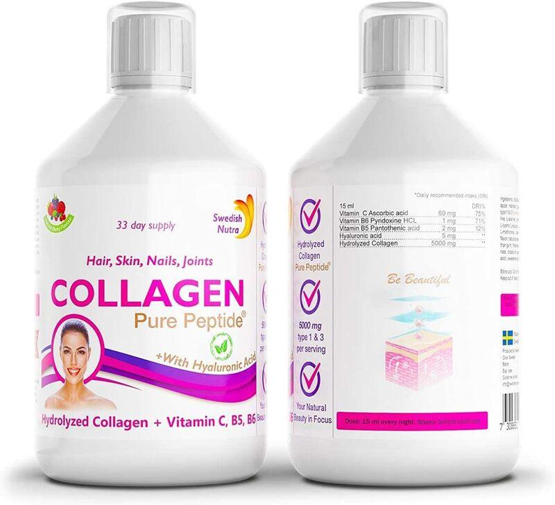 Swedish Nutra Collagen 5000mg Fish Pure Peptide - 500ml - Wellness Shoppee