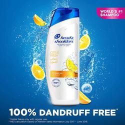 Head & Shoulders Citrus Fresh Shampoo for Anti Dandruff, 200ml - Wellness Shoppee