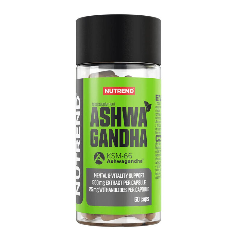 Nutrend, Ashwagandha, 60 Caps, 60 Servings