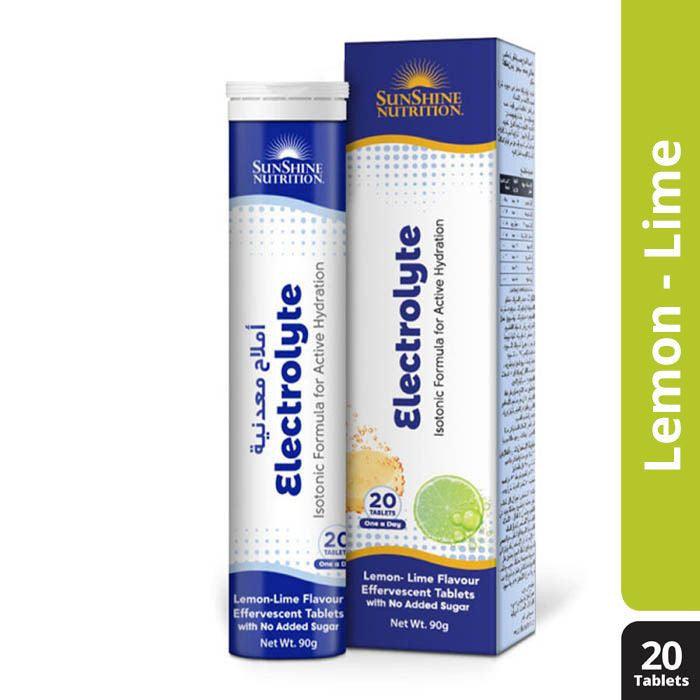 Sunshine Nutrition Isotonic Electrolyte Effervescent 20 Tablets - Wellness Shoppee