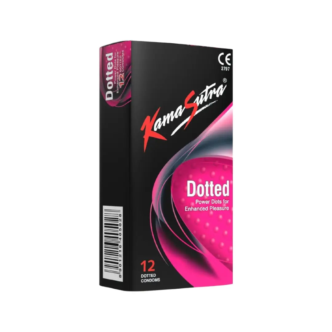 Kamasutra Dotted Condoms, 12 Condoms