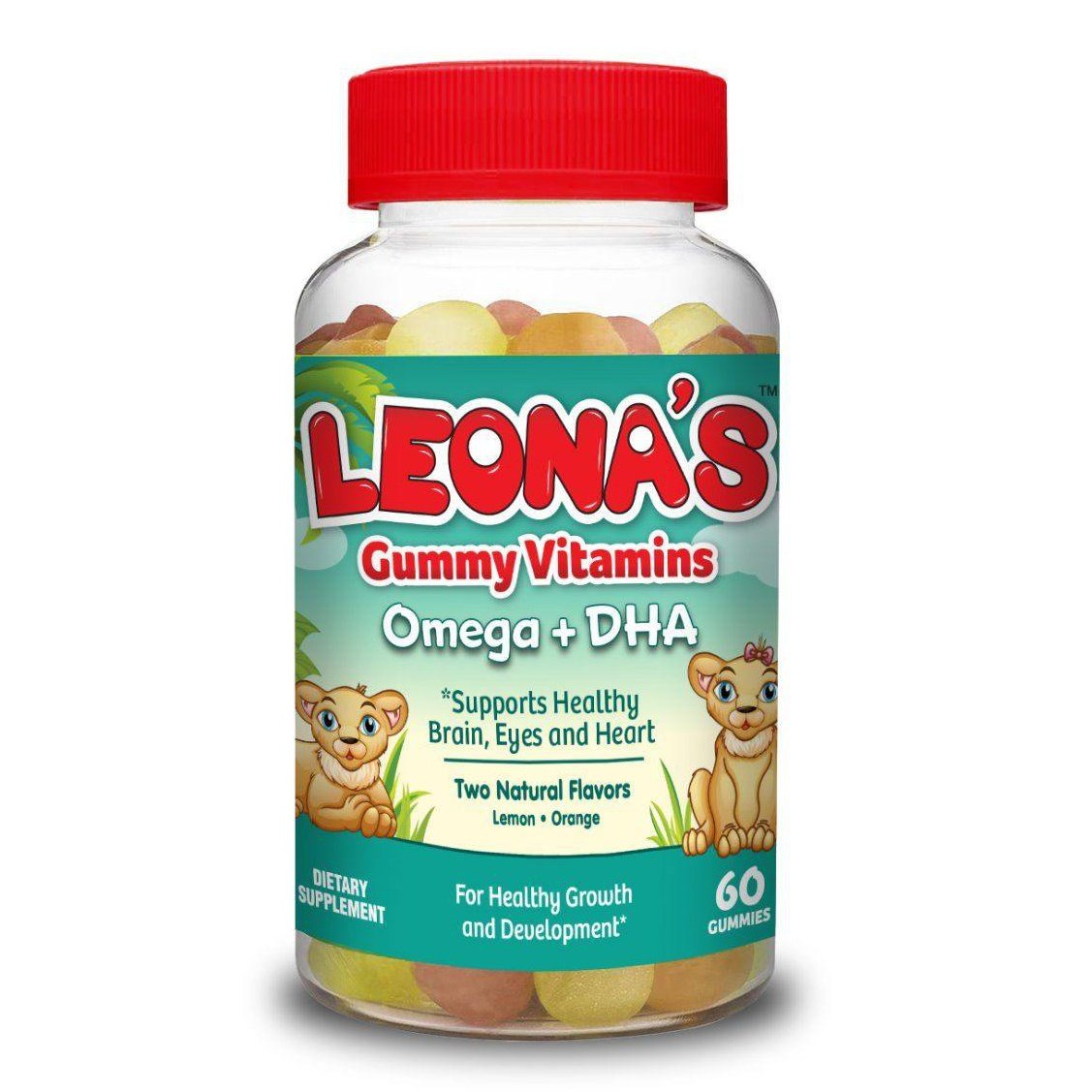 Leona's Omega + DHA Gummies, 60 Gummies