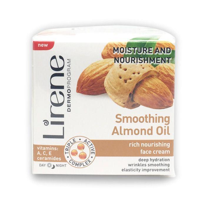 Lirene Almond Oil Smoothing & Nourishing Cream 50 ml - Wellness Shoppee