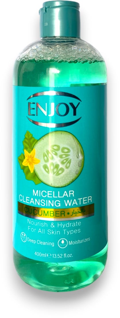 Enjoy Cucumber Micellar Cleansing Water, 400ml
