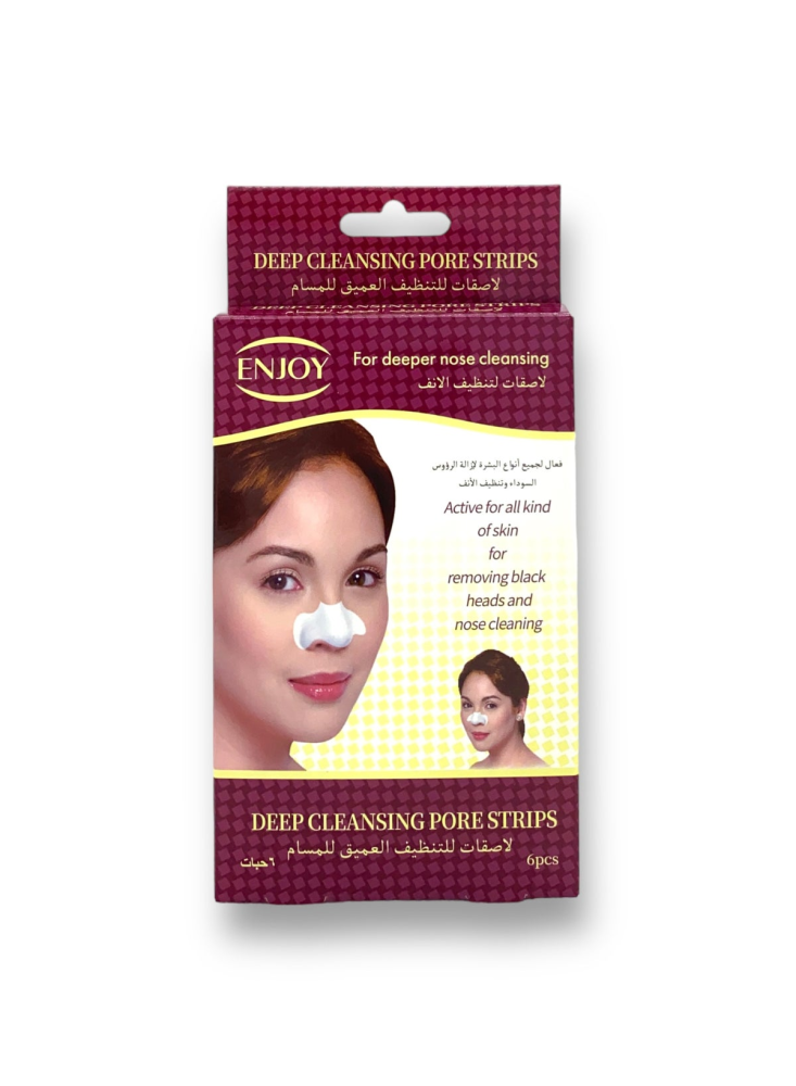 Enjoy Deep Cleansing Pore Nose Strips, 6 Strips