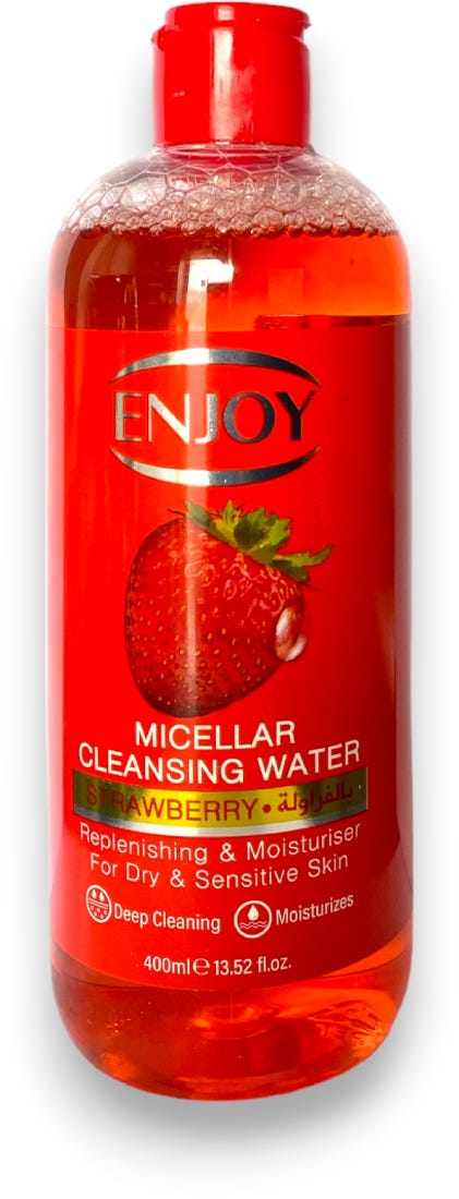 Enjoy Strawberry Micellar Cleansing Water, 400ml