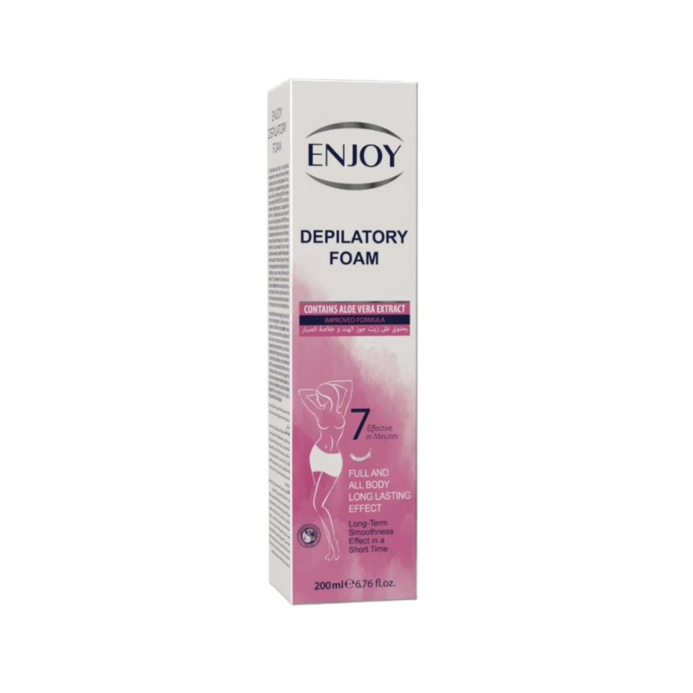 Enjoy Depilatory Foam with Aloe Vera, 200ml