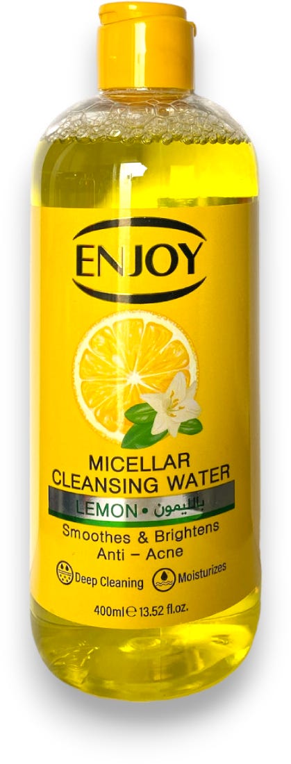 Enjoy Lemon Micellar Cleansing Water, 400ml