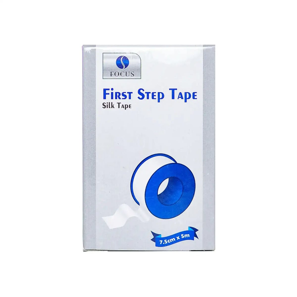 First Step Silk Tape, 7.5cm x 5m