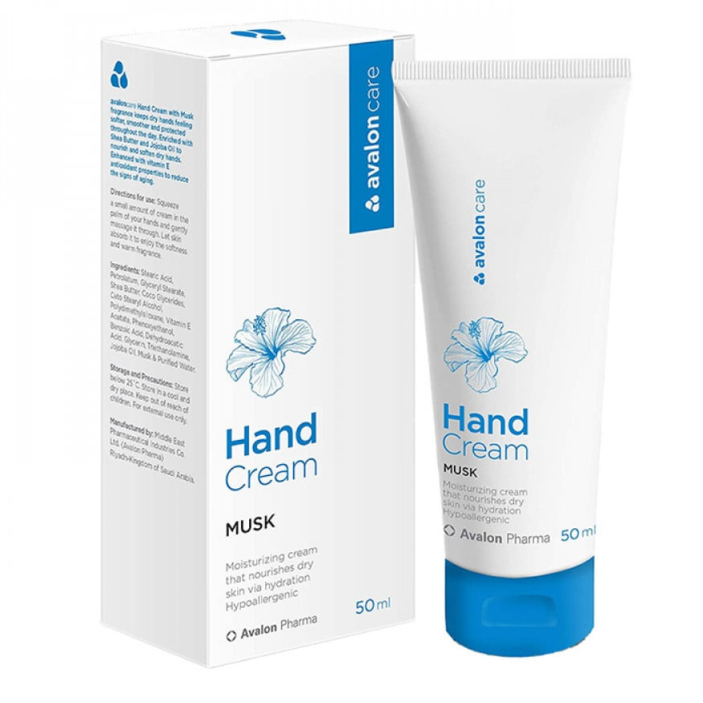 Avaloncare Hand Cream Musk, 50ml