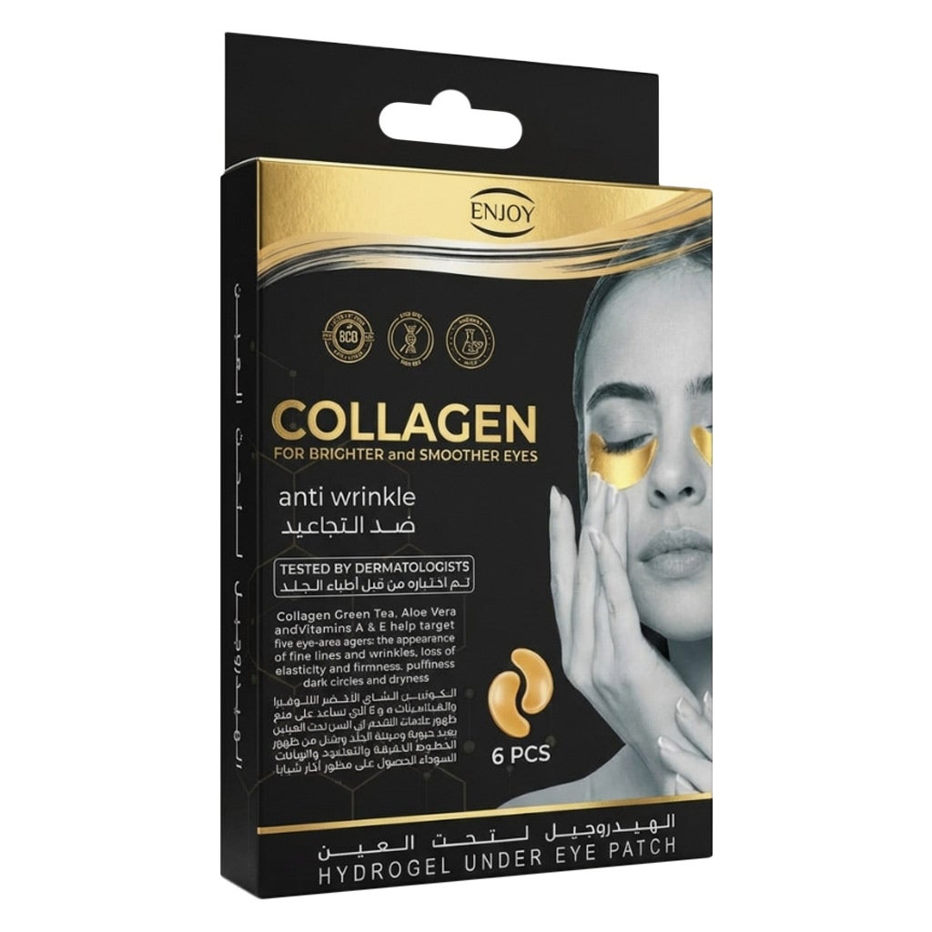 Enjoy Collagen Hydrogel Under Eye Patches, 6 Pieces