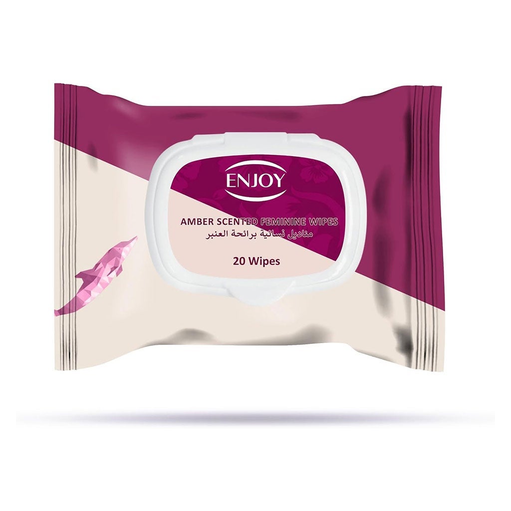 Enjoy Amber Scented Feminine Wipes, 20Wipes