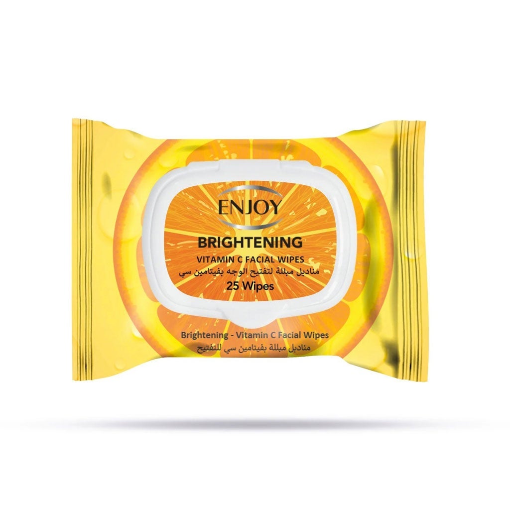 Enjoy Brightening Vitamin C Facial Wipes, 25Wipes