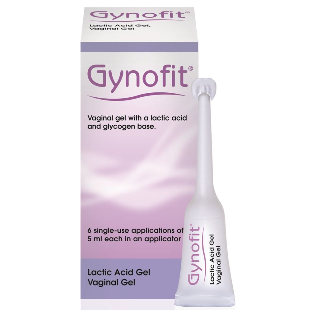 Gynofit Lactic Acid Vaginal Gel, 6 x 5ml