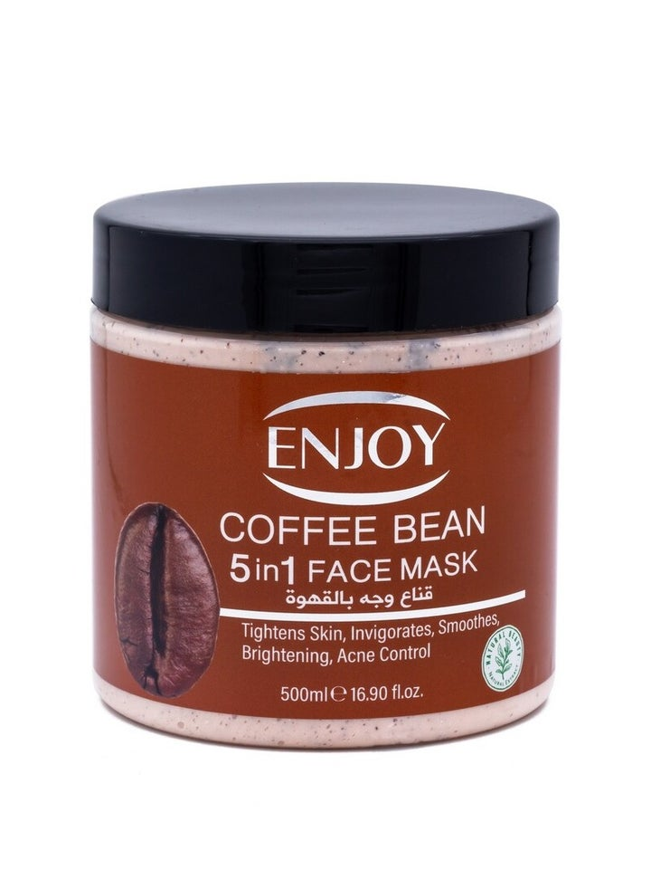 Enjoy Coffee Bean 5-in-1 Face Mask, 500ml