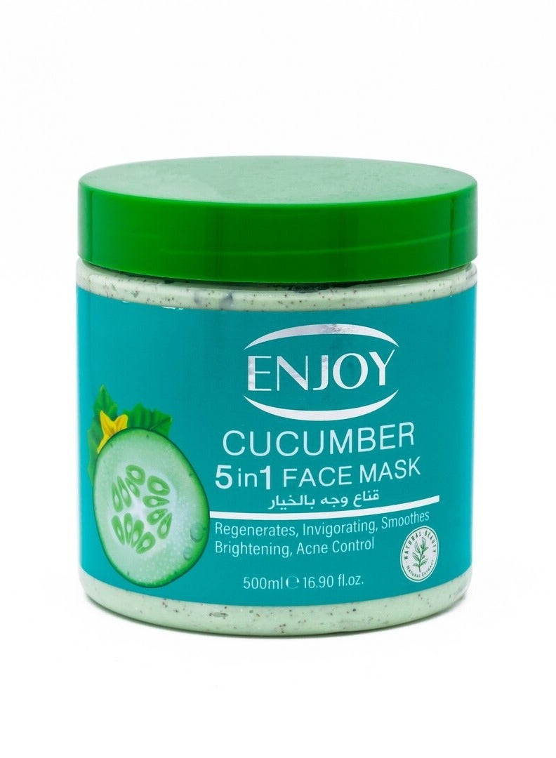 Enjoy Cucumber 5-in-1 Face Mask, 500ml