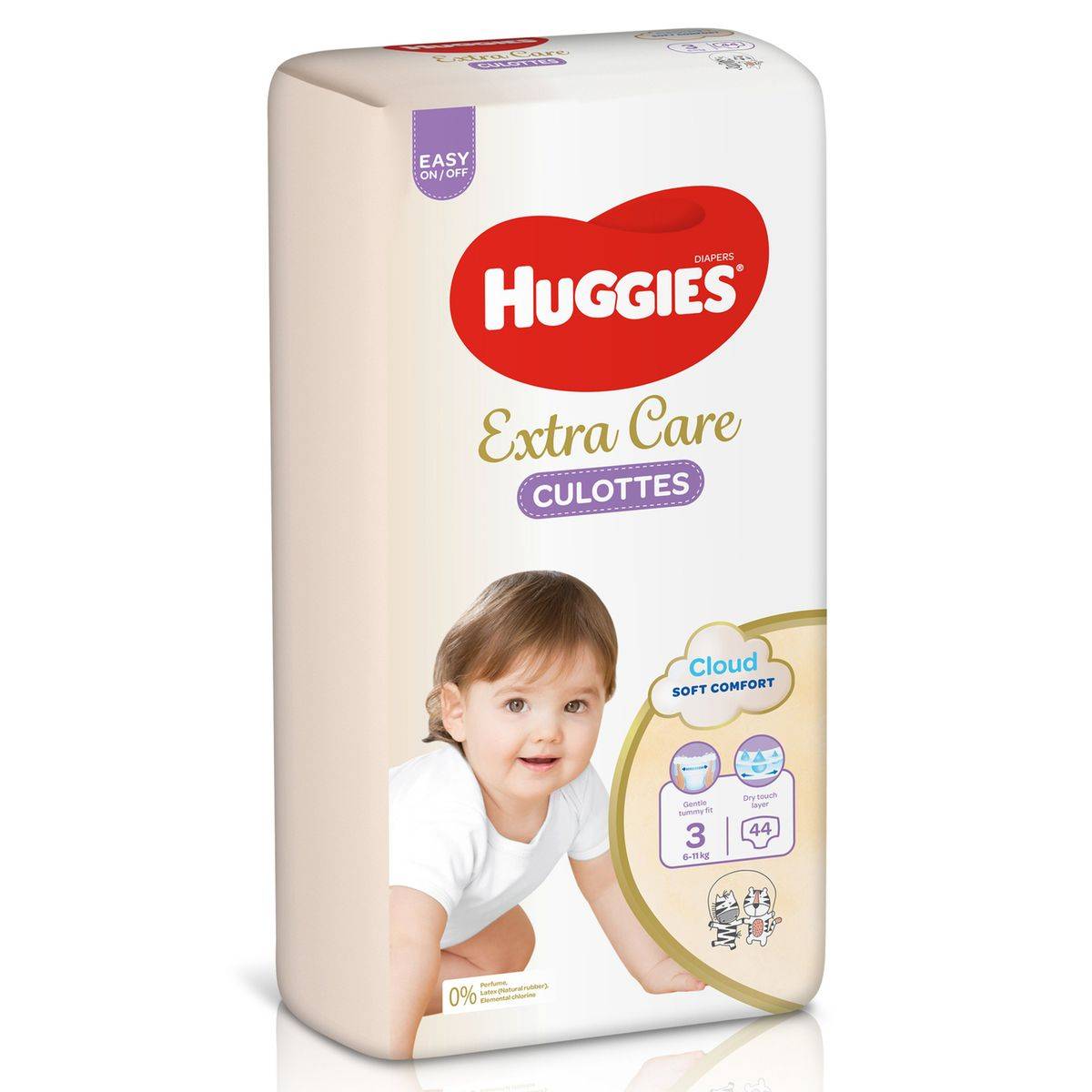 Huggies Extra Care Pants Size 3, 6-11kg, 44 Pieces