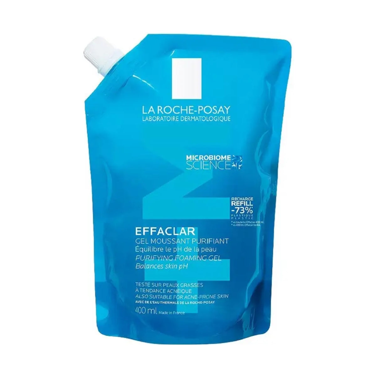 La Roche-Posay Effaclar Purifying Foaming Gel Refill, 400ml