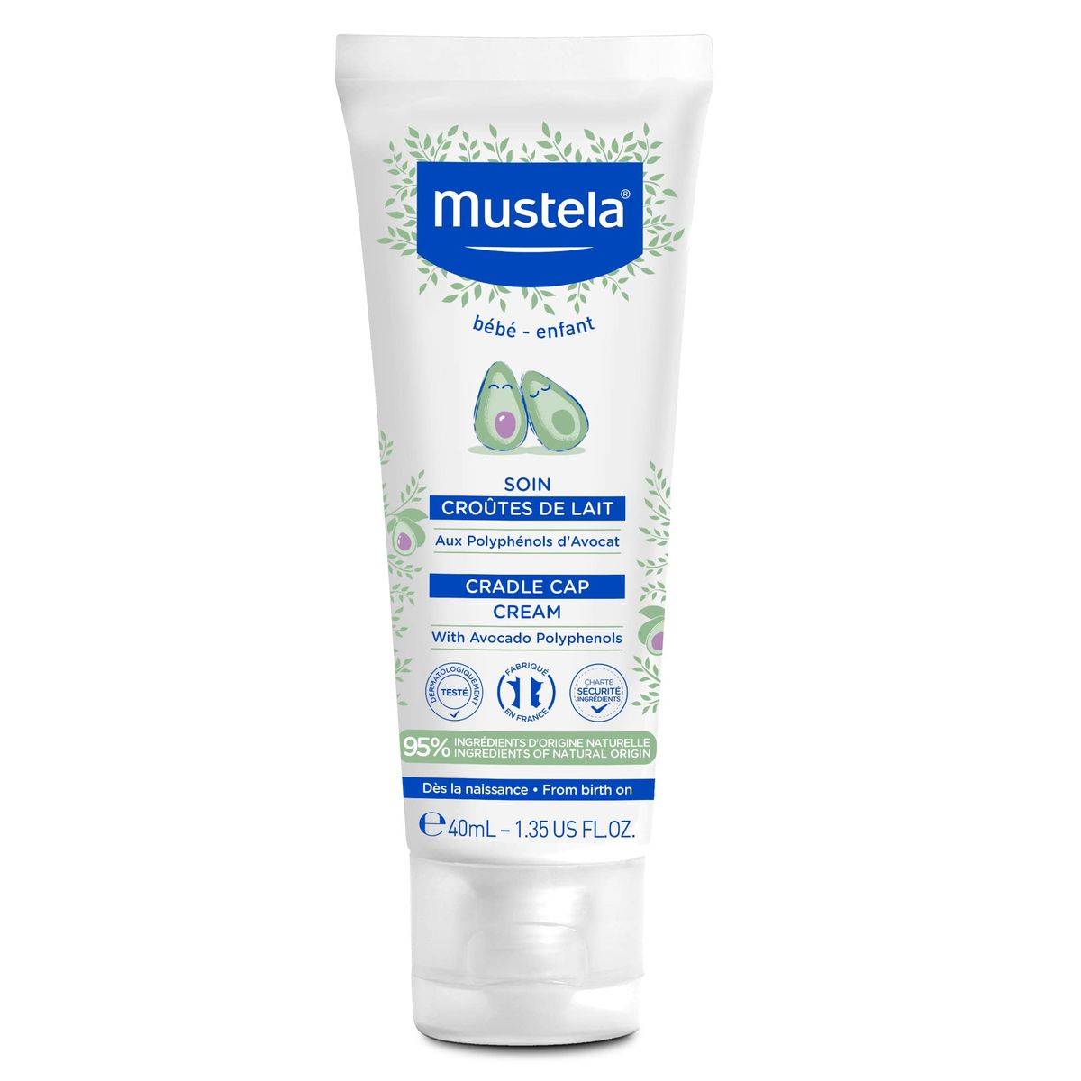 Mustela Cradle Cap Cream, 40ml