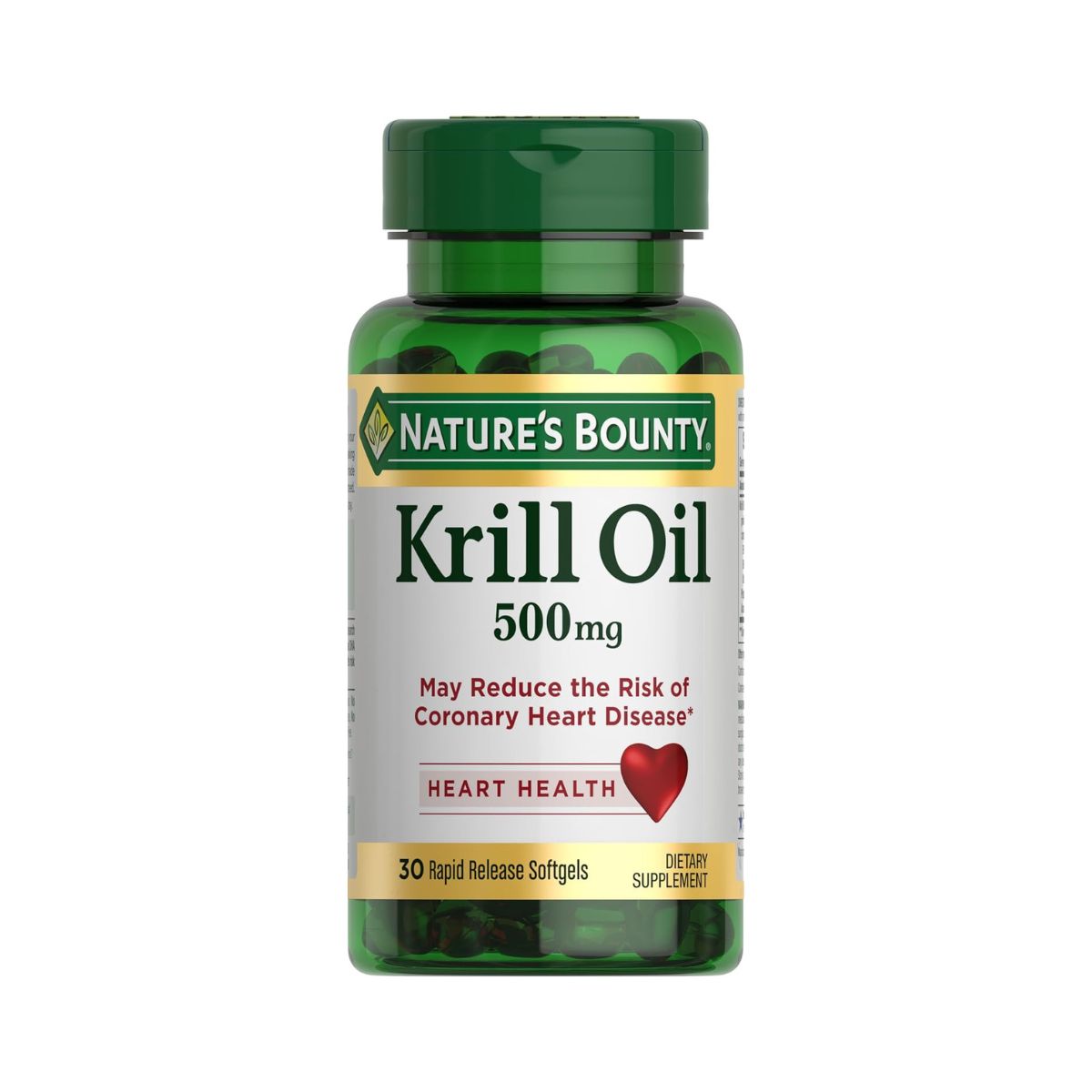 Nature's Bounty Krill Oil 500mg, 30 Softgels