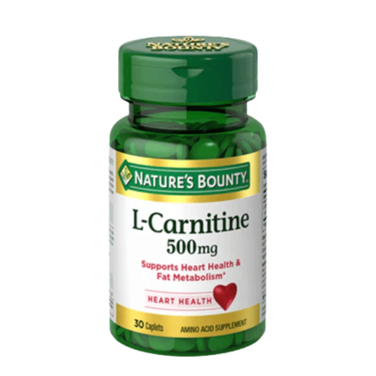 Nature's Bounty L-Carnitine 500mg, 30 Caplets