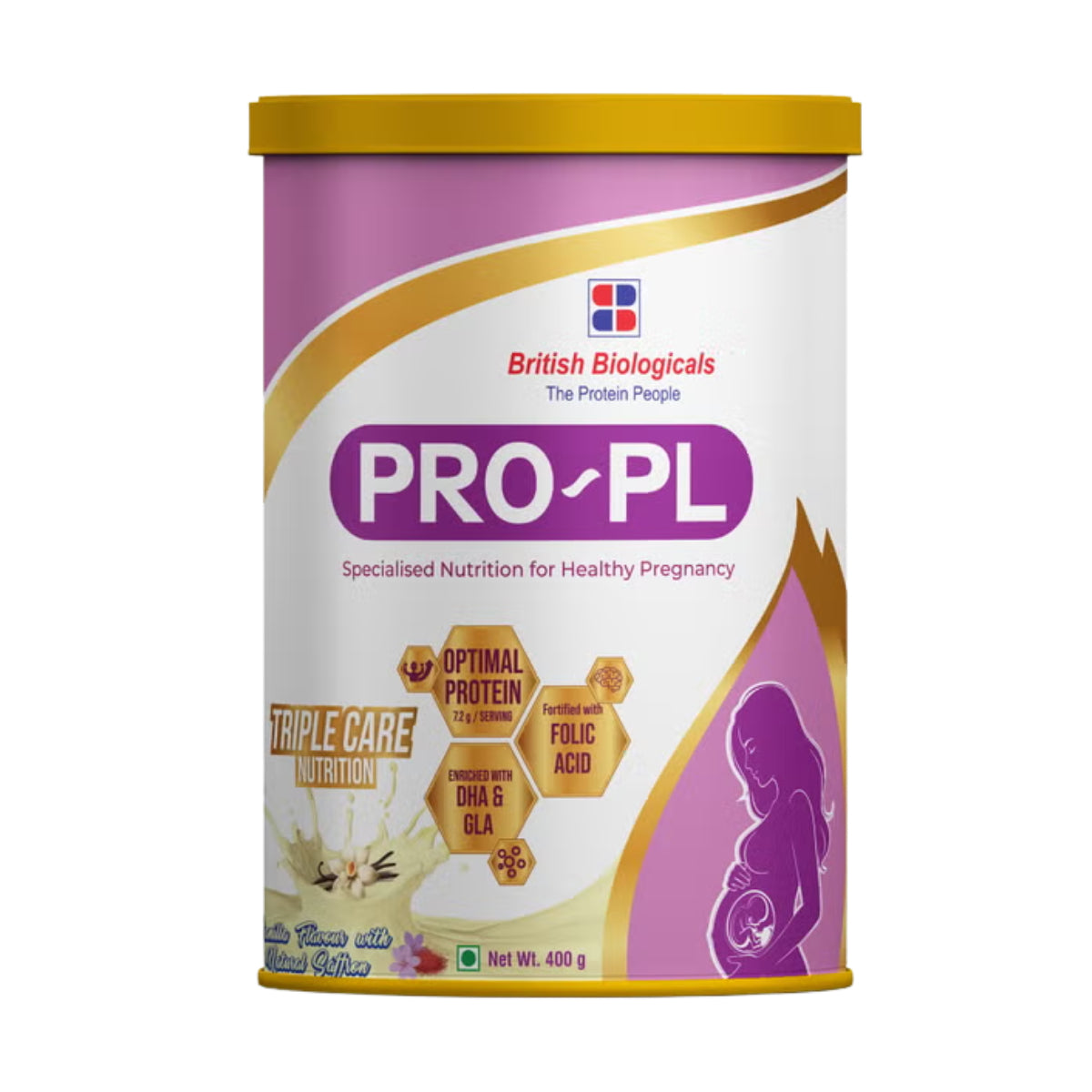 British Biologicals Pro PL Powder Vanilla 400g