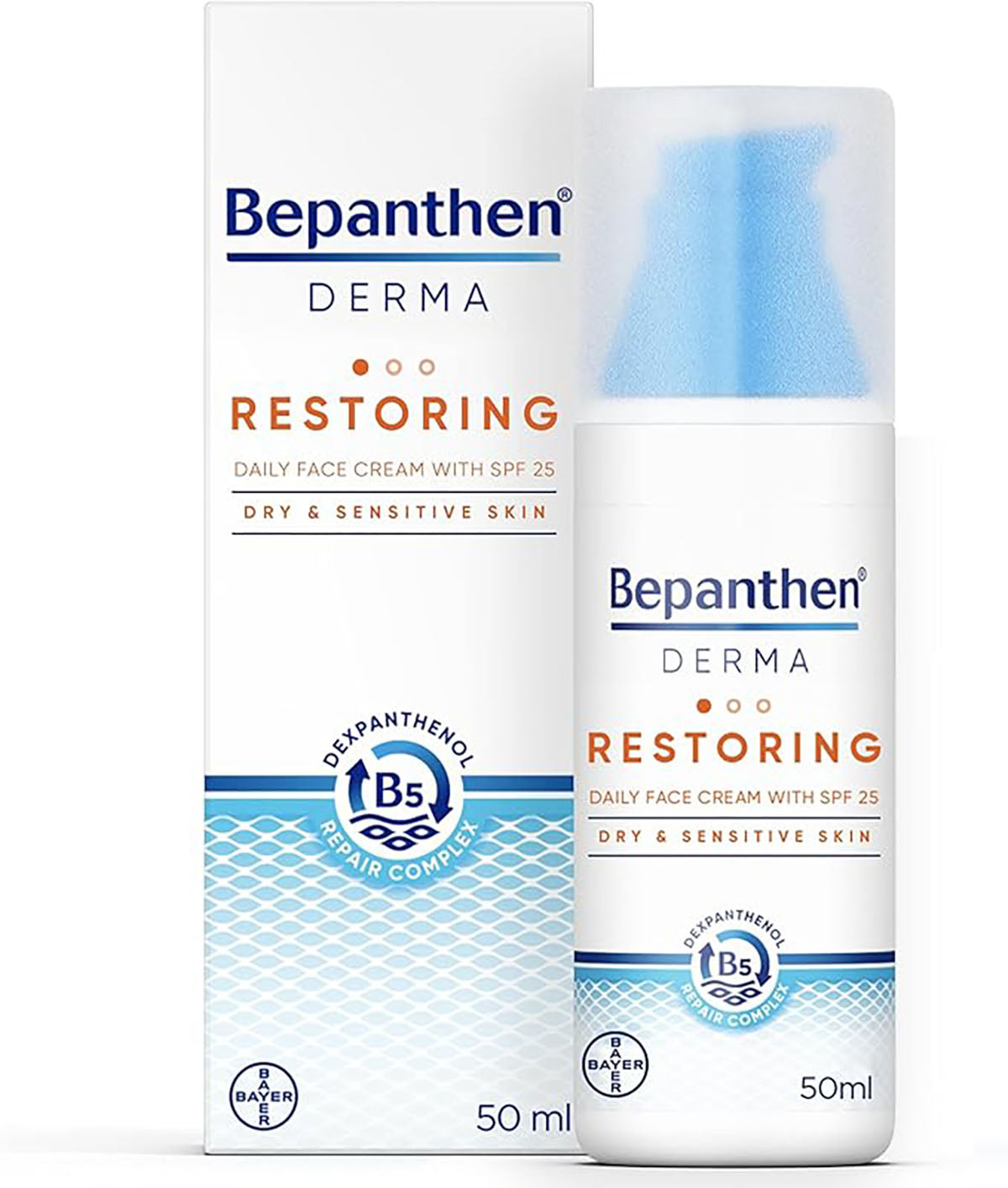 Bepanthen Derma Restoring Daily Face Cream SPF25, 50ml