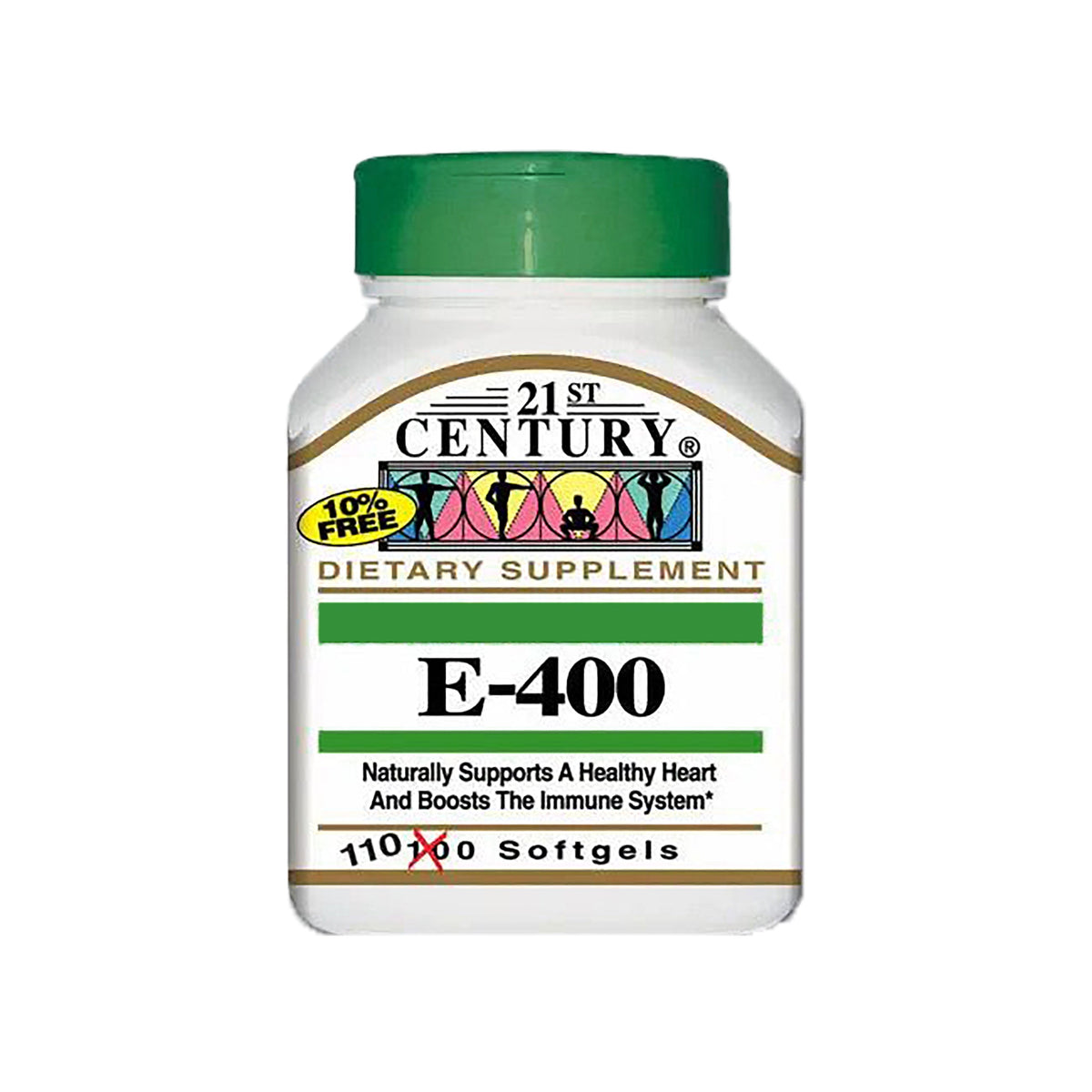 21st Century Vitamin E 400IU, 110 Softgels