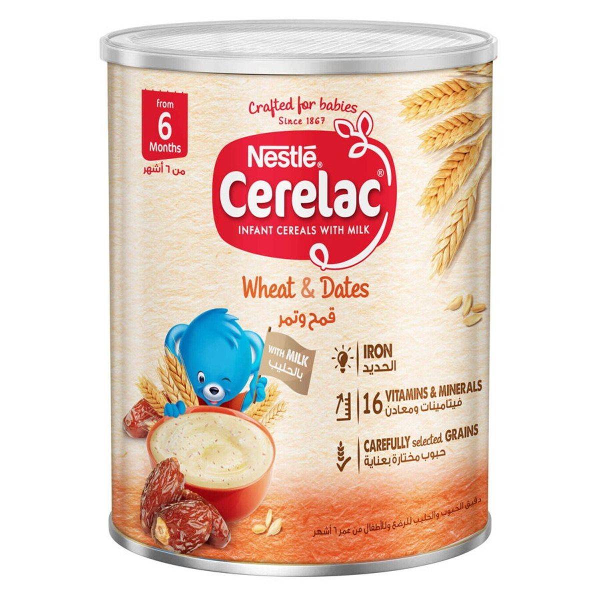 Nestle Cerelac Wheat & Dates, 400g