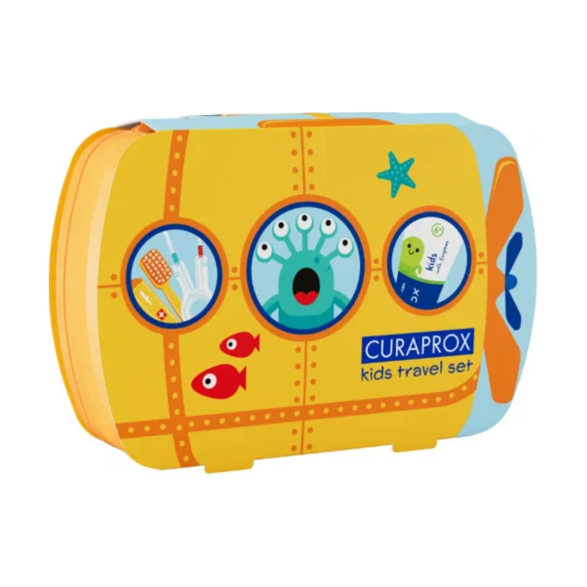 Curaprox Kids Travel Set, Orange