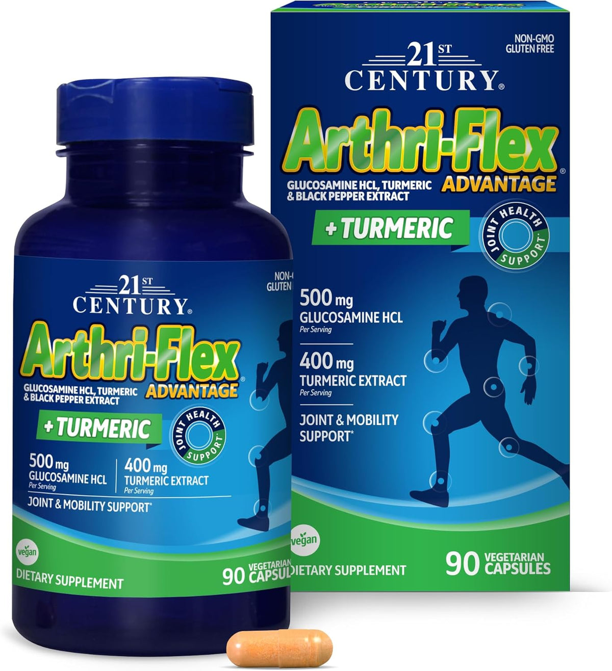 21st Century Arthri-Flex Advantage + Turmeric, 90 Capsules