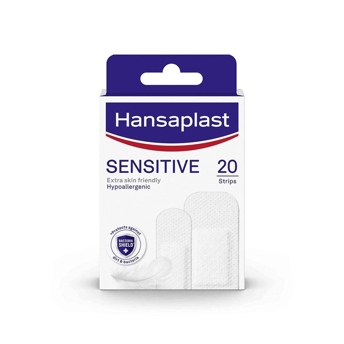 Hansaplast Sensitive Plasters, 20 Strips