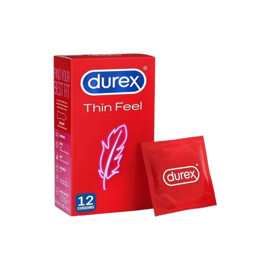 Durex Thin Feel Condoms, 12 Condoms