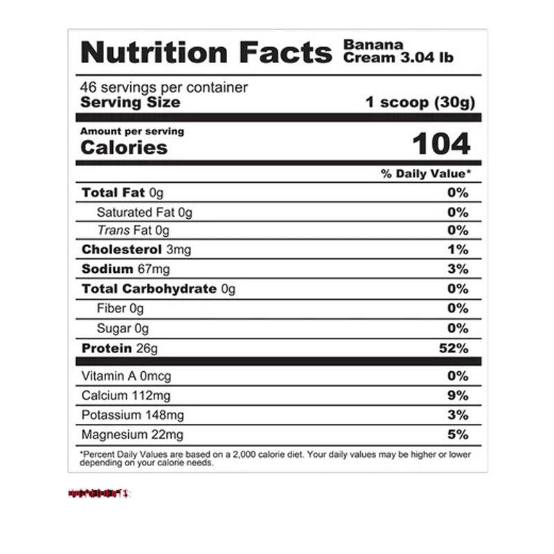 Metabolic Nutrition ISO Powder Whey Protein Isolate 3.04lb - Wellness Shoppee