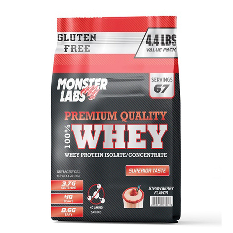 Monster Labs 100% Whey Protein , 4.4lbs