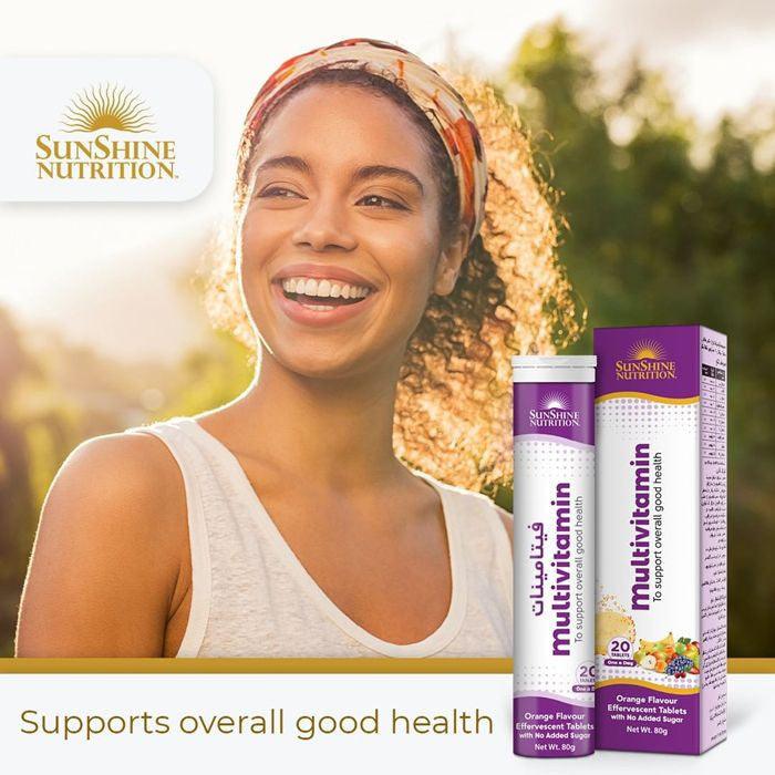 Sunshine Nutrition Multivitamin Effervescent 20 Tablets - Wellness Shoppee