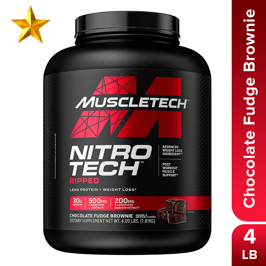MuscleTech Nitrotech Ripped Powder 4 LB