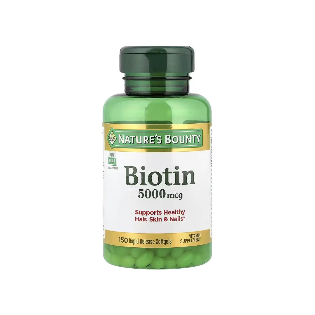 Nature's Bounty Biotin 5000mcg, 150 Softgels