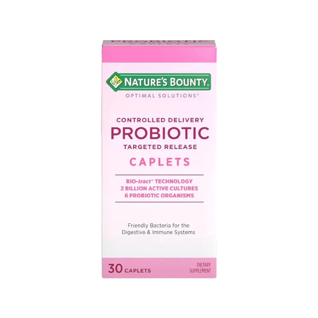 Nature's Bounty Controlled Delivery Probiotic, 30 Caplets