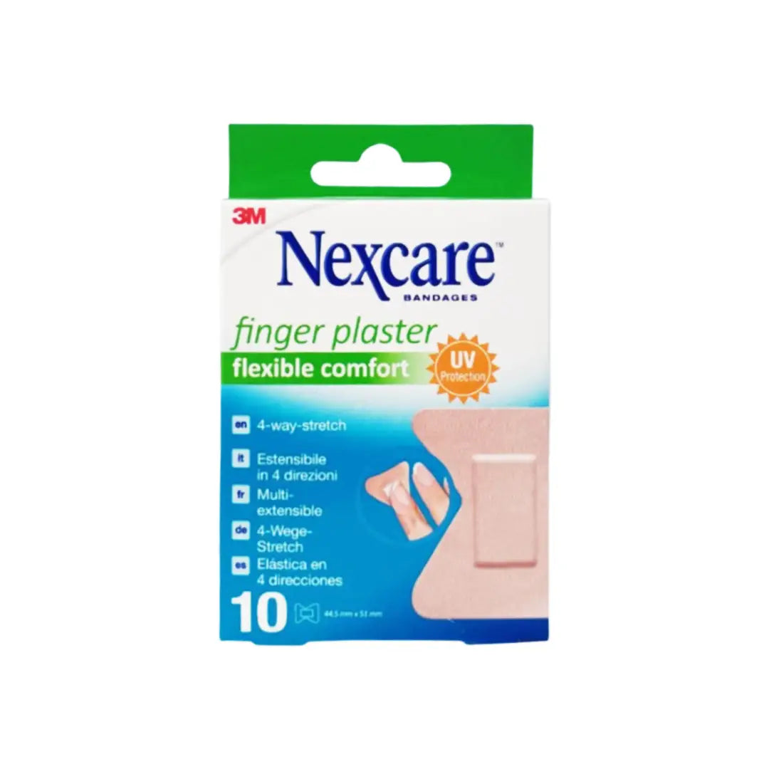 Nexcare Flexible Comfort Finger Plasters, 10 Plasters