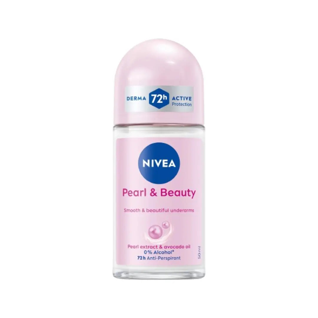 Nivea Pearl & Beauty Antiperspirant Roll-On, 50ml