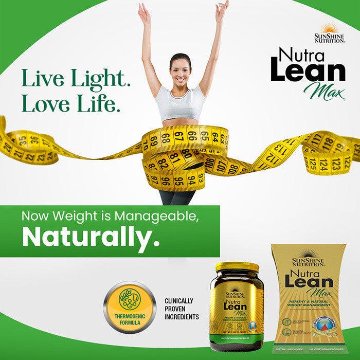Sunshine Nutrition Nutra Lean Max 180 Capsules - Wellness Shoppee