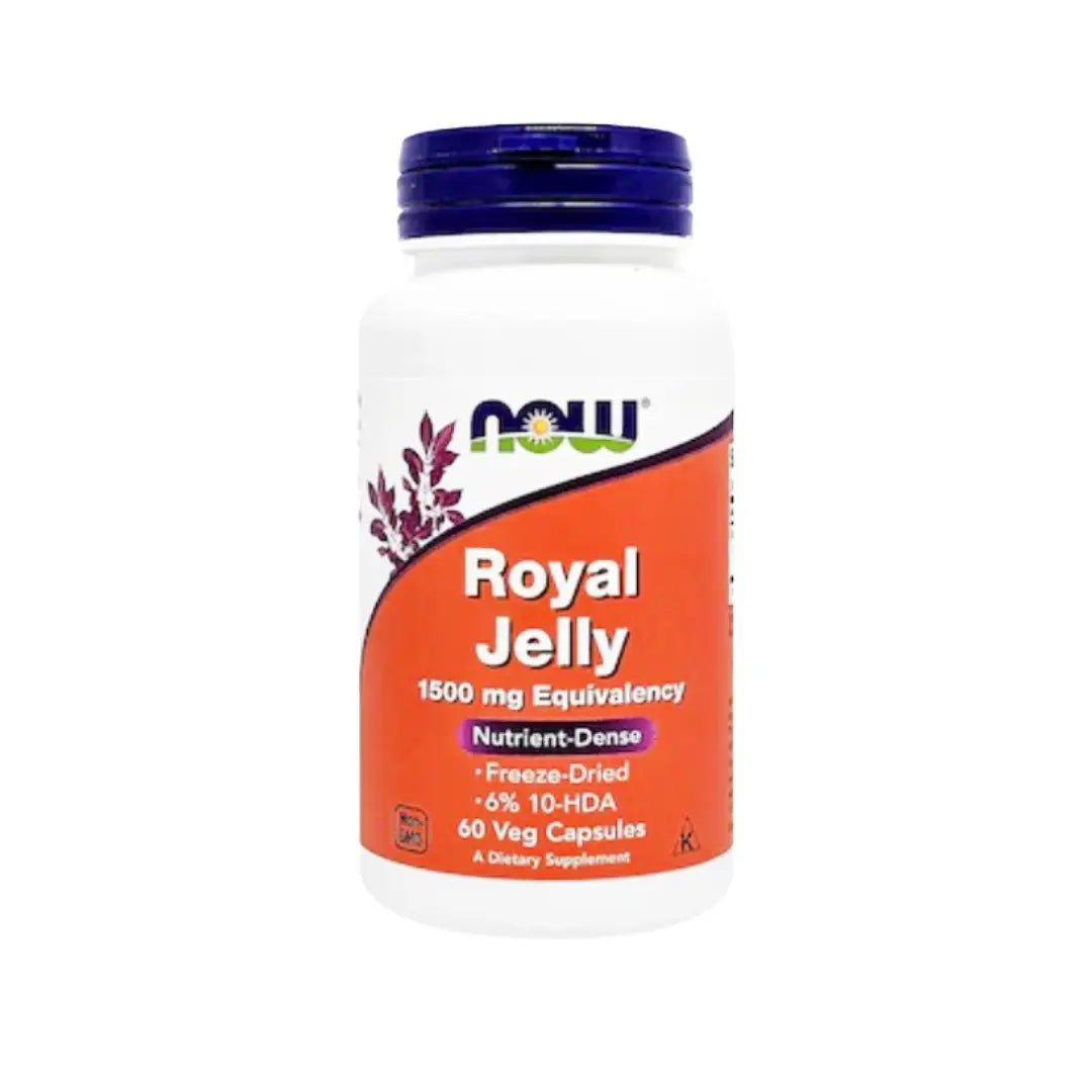 NOW Royal Jelly 1500mg, 60 Capsules