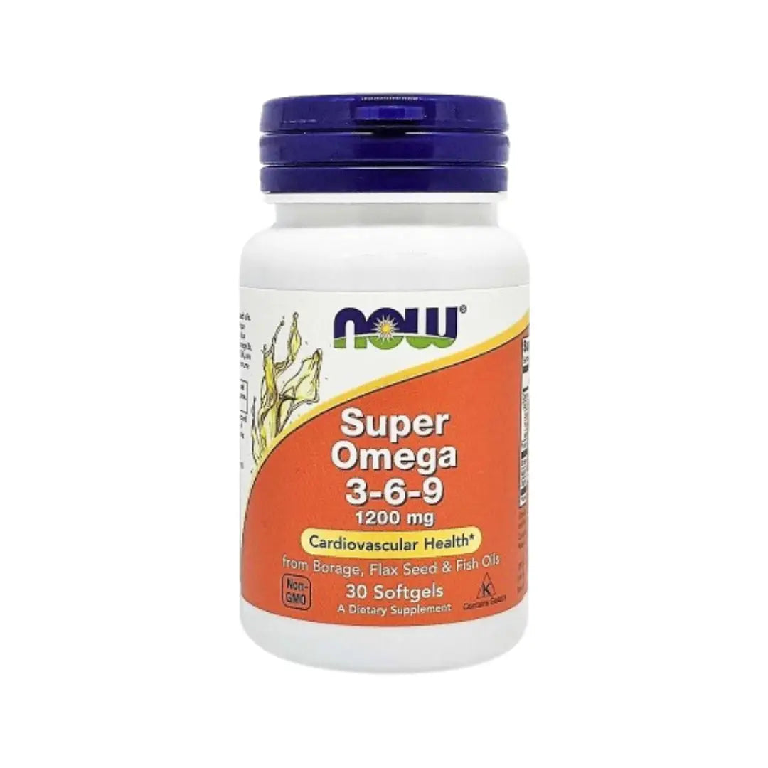 NOW Super Omega 3-6-9 1200mg, 30 Softgels