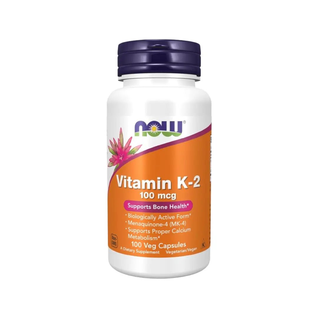 NOW Vitamin K2 100mcg, 100 Capsules