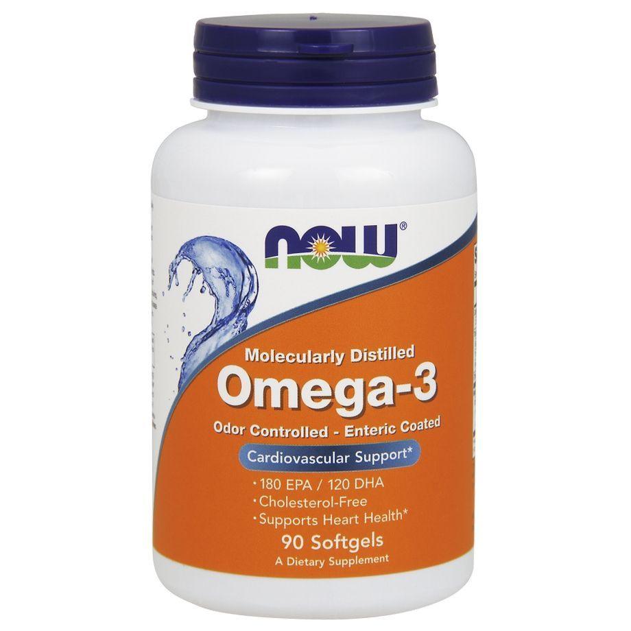 Now Omega-3 1000 Mg Enteric Coated/ Deodorized 90’s Softgels - Wellness Shoppee